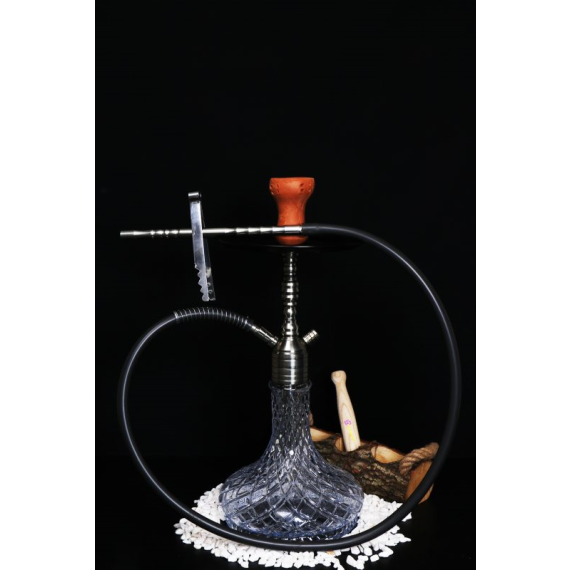 YT Shisha Ufak Gri Konya Nargile Takımı