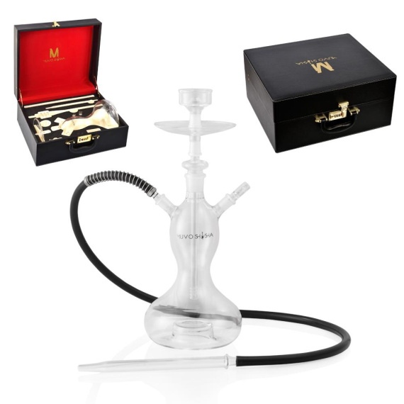 Muvo Shisha Mv255D Çantalı Cam Nargile Takımı