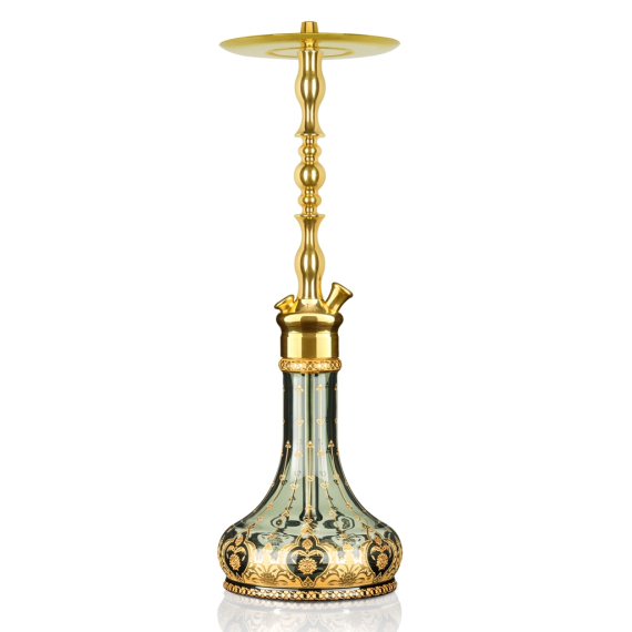 Adalya ATH Brass Collection Oniks Base  Hürrem Stem Nargile Takımı