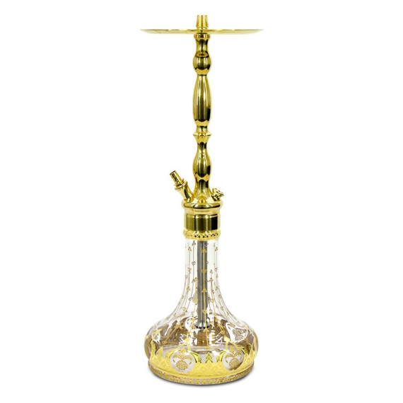 Adalya ATH Brass Collection Pak Base  Buhari Stem Nargile Takımı